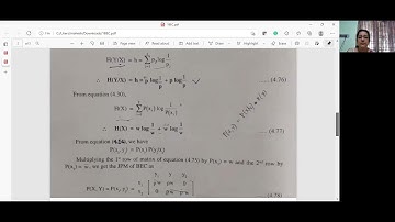Binary Erasure channel BEC byDr. Therese Yamuna Mahesh