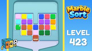 Marble Sort Level 423 Walkthrough Solution