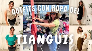 Renovando mi closet en el TIANGUIS  Armé outfit por $17 pesos