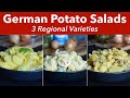 3 Traditional German Potato Salads -  German Potato Salad with mayo and without mayo