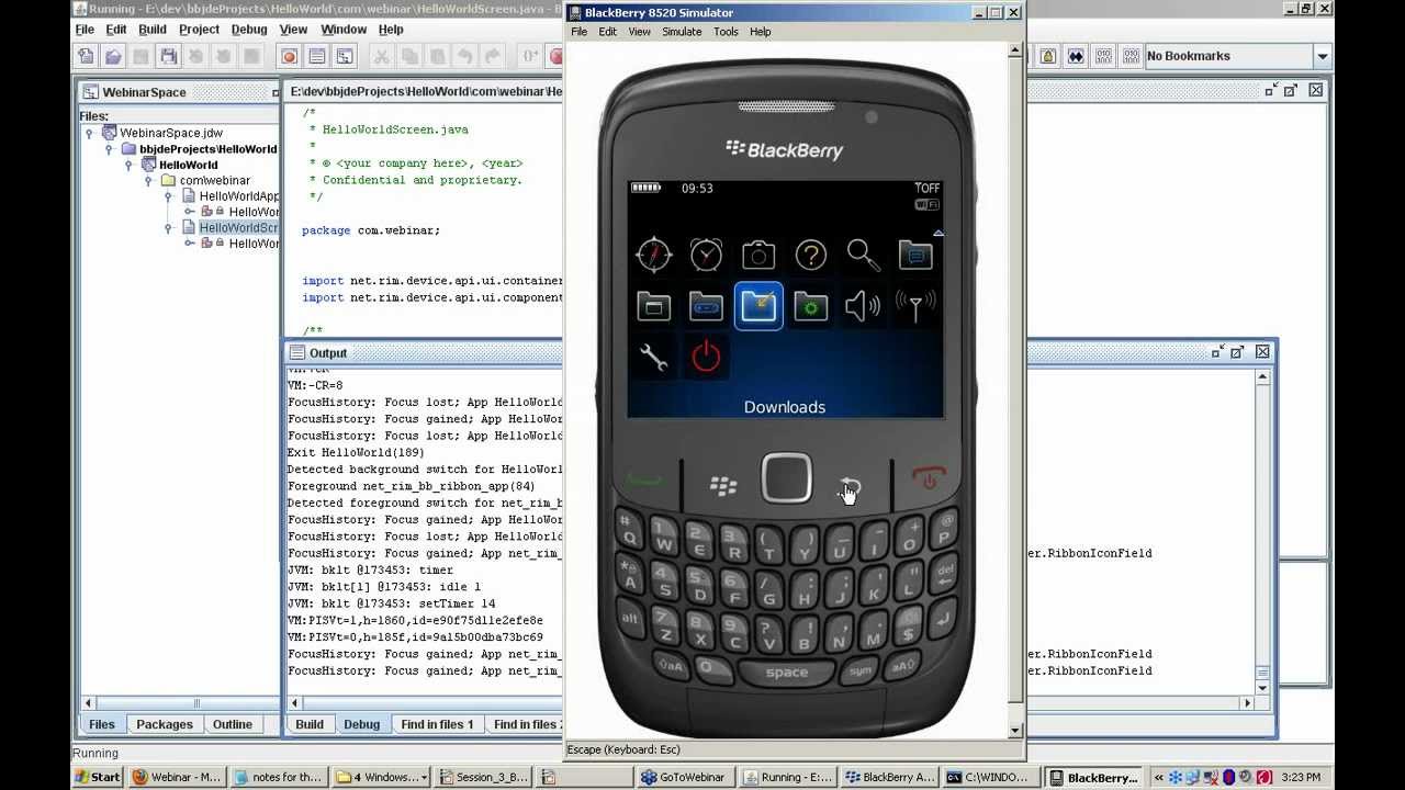 blackberry simulator 9900