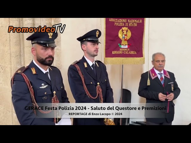 Gerace(RC) 172° Anniversario della Festa della Polizia.