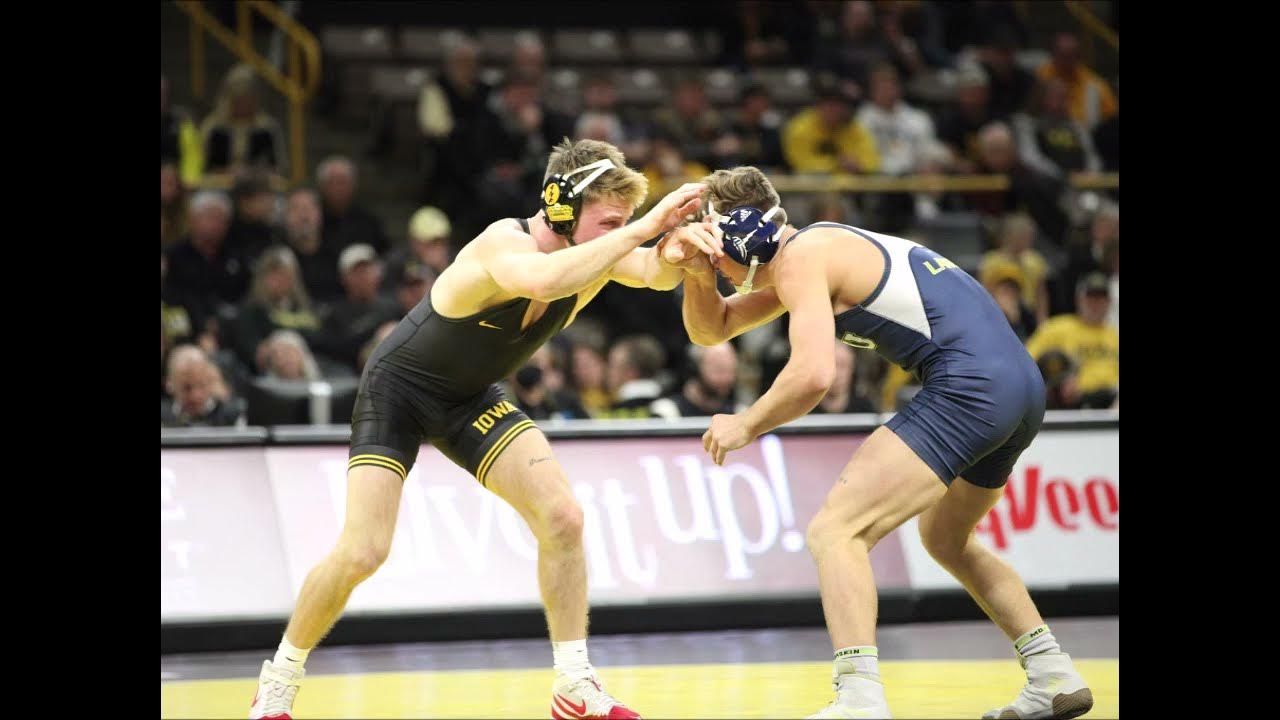 IOWA WRESTLING vs. CALIFORNIA BAPTIST YouTube