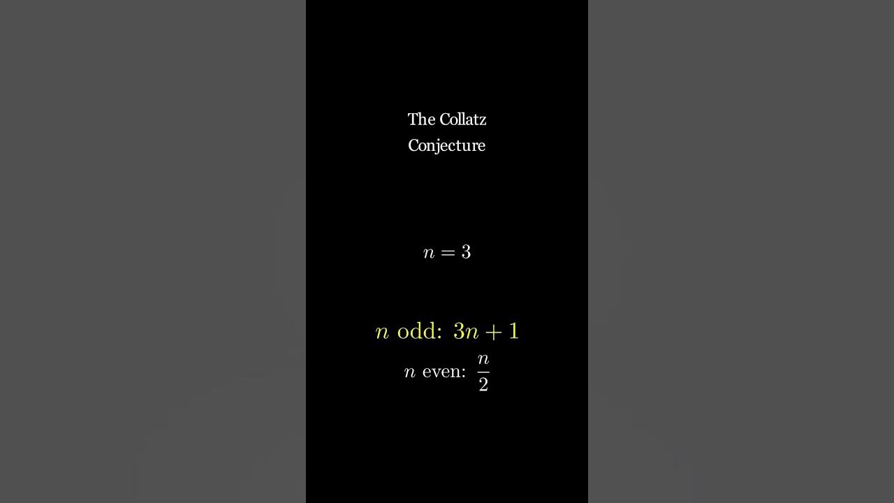A Famous Unsolved Math Problem #math #problem - YouTube