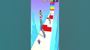 Making a Tower of Man 😮 Jiggle Wiggle Run game #shorts