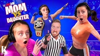 Mom Vs Daughter In Wwe 2K25 W Special Guest Referee