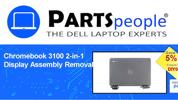 Dell Chromebook 3100 2-In-1 (P30T001) Display Assembly How-To Video Tutorial