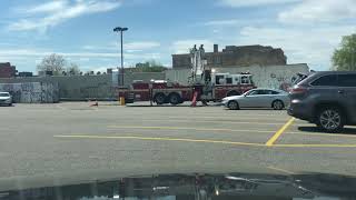 FDNY Tower Ladder 172 Firetruck Hydraulic Equipment Test