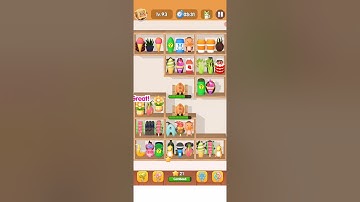 Goods Sort Level 93 Gameplay Sorting Games | Mind Crush