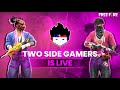 Garena Free Fire Live - Solo Vs Squad In Rank Match || Two Side Gamers