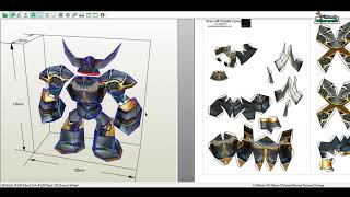 Battle Golem papercraft screenshot 3