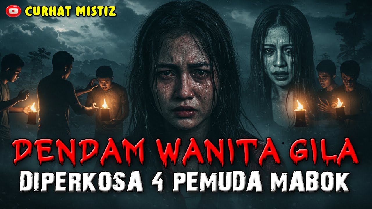 DENDAM WANITA GILA YANG DIPERKOSA DAN DIBUANG KESUNGAI OLEH 4 PEMUDA MABOK