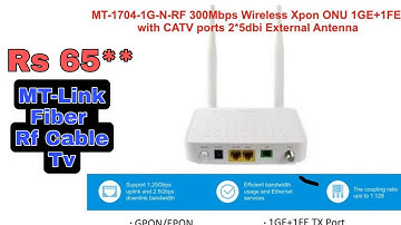 MT-Link 1704-1G-N-RF Gpon/Epon RF Wireless Router Gpon HGU ONU Fiber Wifi Router Internet TV CABLE