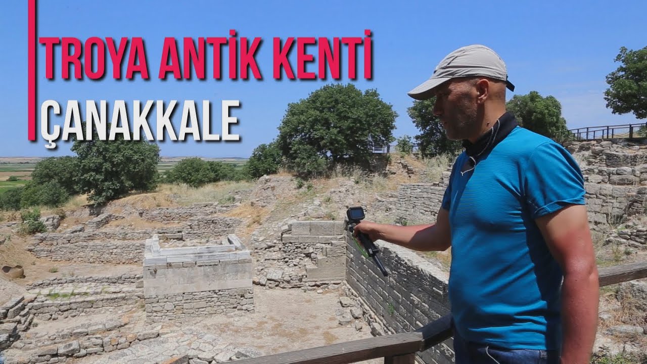 Truva Savaşının yapıldığı Troya Antik kenti. (tamamı)