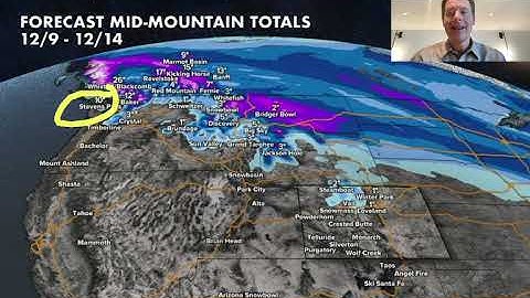 Strong Atmospheric River, Mountain Weather Update 12/9, Meteorologist Chris Tomer