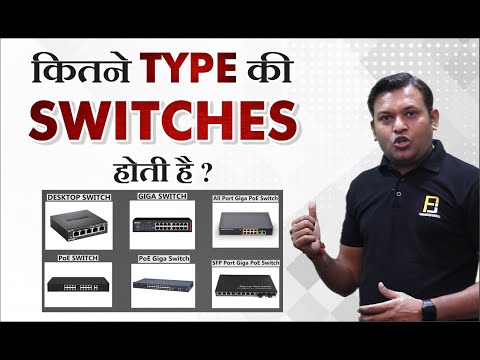 Types of Network Switches | PoE Switch , Desktop Switch , Giga Switch | IP camera