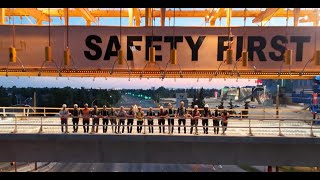 Edmonton Valley Line West LRT Elevated Guideway Crossing Timelapse