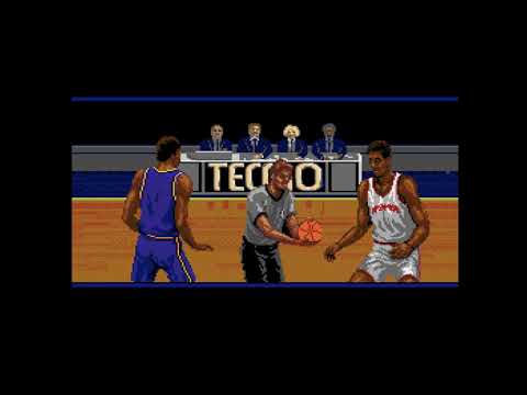 Tecmo Super NBA Basketball (Sega Genesis Version) - All-Star Game Longplay