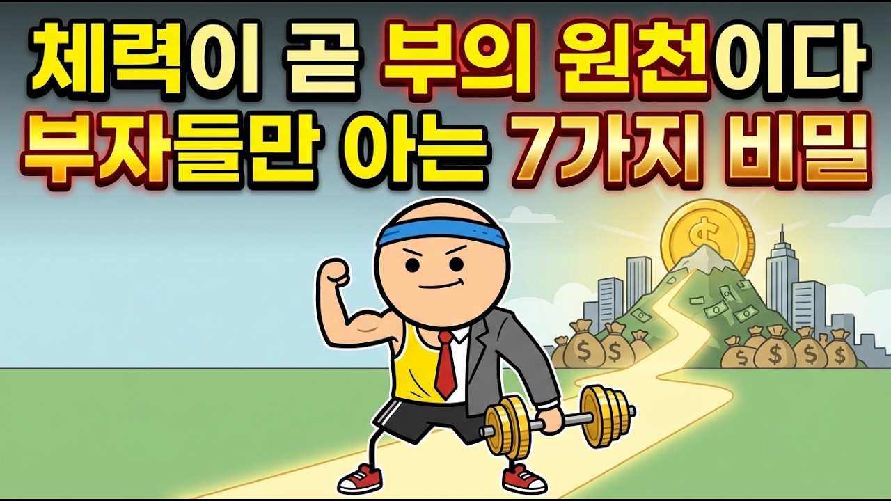 부자 vs 가난한 사람 건강 습관 비교