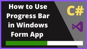 How to use Progress Bar and Button C# | .net
