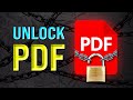 Unlock PDF Files Without Password 🔓