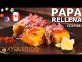 PAPA RELLENA VEGANA con SABOR CRIOLLO