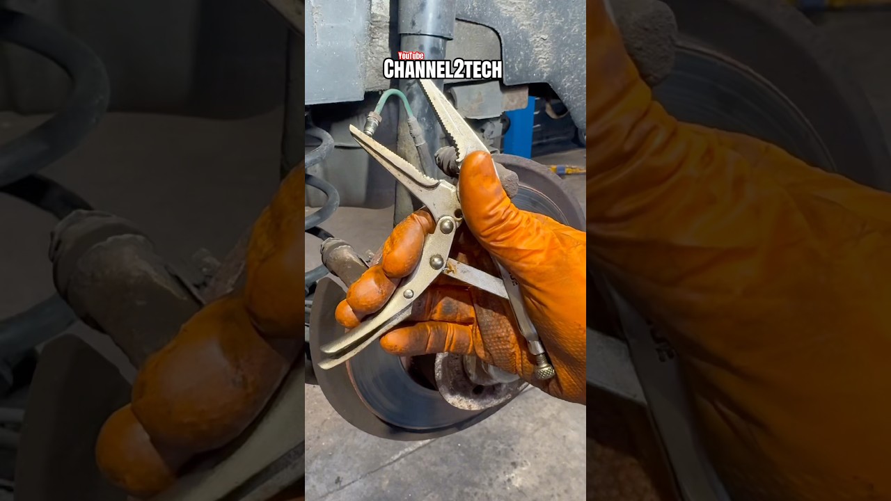 Best tool to stop the leak?? ⚠️ brake pipe leaks 🤔 #garage #repair #tools #cars #diy #automobile