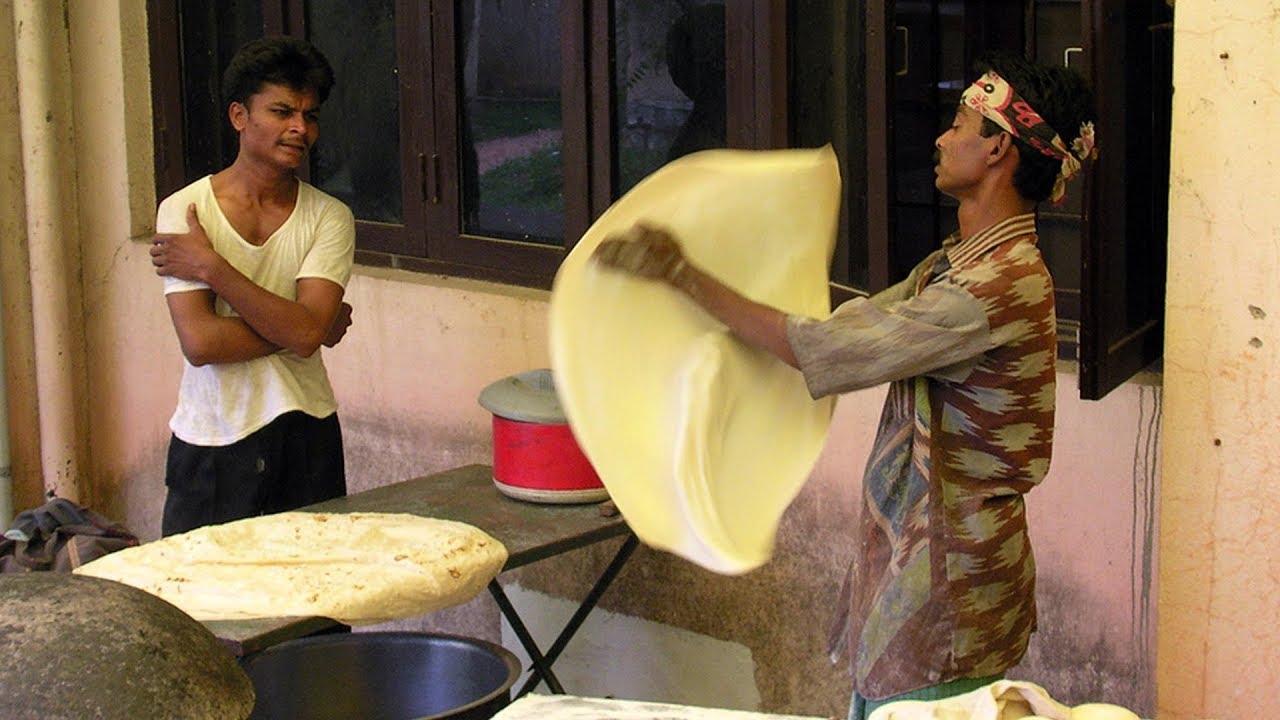 incredible Style of Making Rumali Roti | STREET FOOD