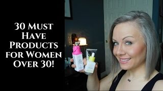 30 MUST HAVE Beauty Products for WOMEN OVER 30: A THREE WAY COLLAB!!