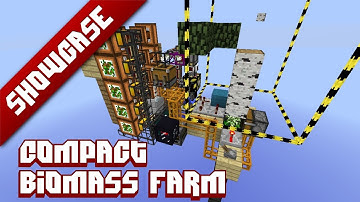 FTB Showcase: Compact biomass farm [Feed The Beast]