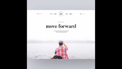 Advertising Type Website Design Using Flutter web Framework