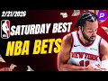 NBA PRIZEPICKS TODAY | 3 BEST PLAYER PROPS | SATURDAY | 2/21/2026 | FREE NBA Best Bets