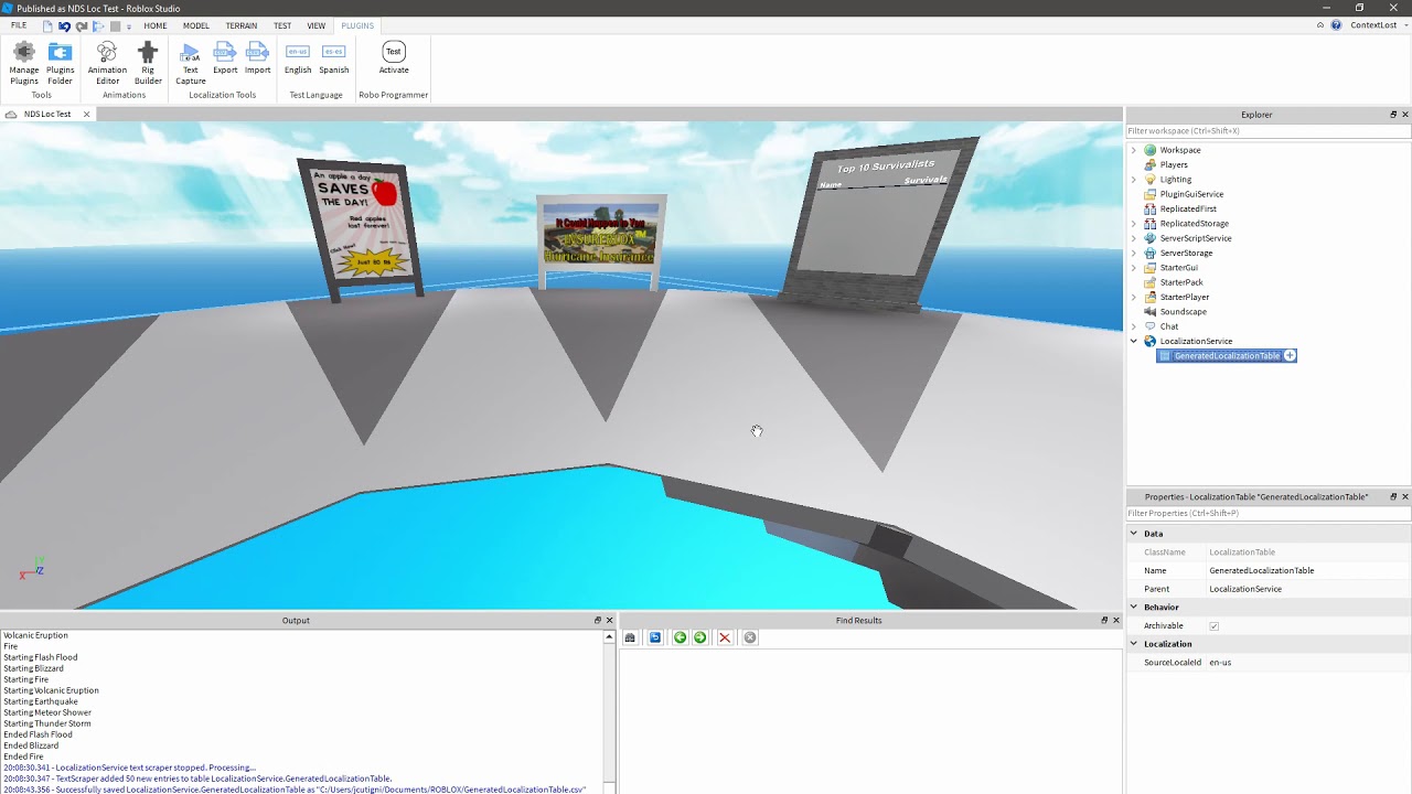 Roblox Localization Tools Demo With Nds Youtube - gui demo roblox
