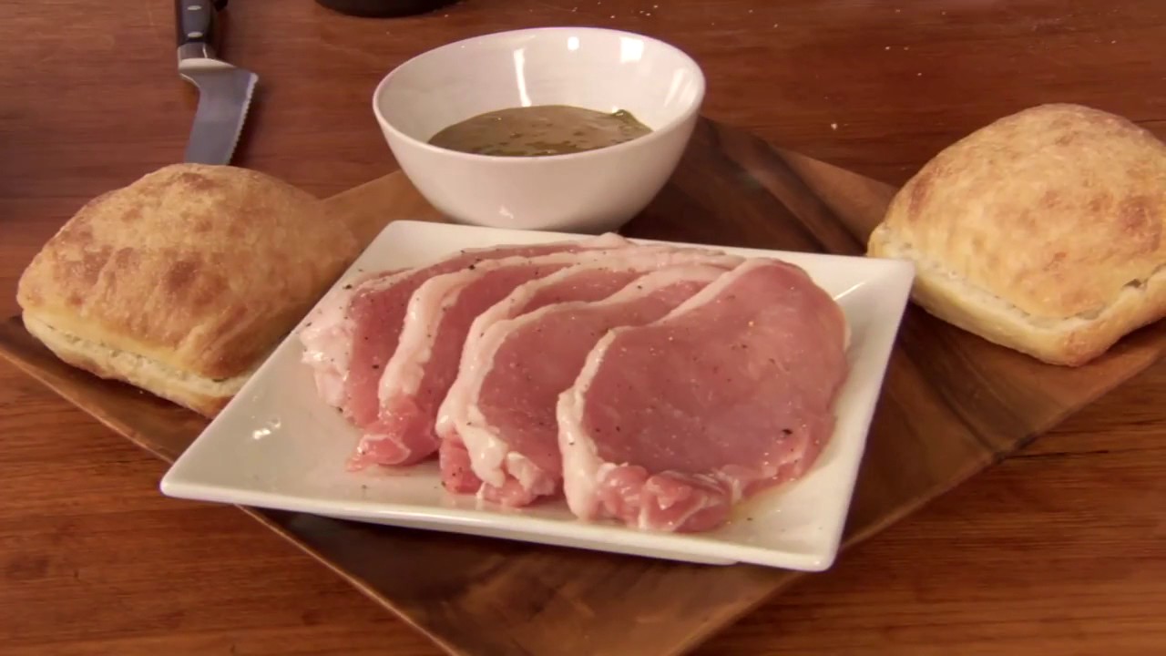 Grilled Pork Loin Chop Burger YouTube