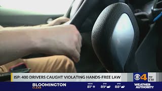 ISP says 400 people caught with phone in hand under new law