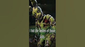 MICHAEL...WE ARE SO F*CKED #fnaf #fivenightsatfreddys #fnaf3 #springtrap #shorts #fypシ #fyp #viral