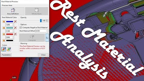 Rest Material Analysis Tips & Tricks#worknc