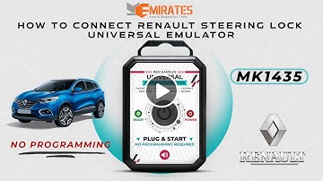 MK3 Renault Samsung Universal Steering Lock ESL ELV Emulator Simulator (Plug & Start)