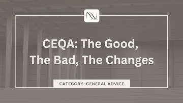 CEQA: The Good, The Bad, The Changes