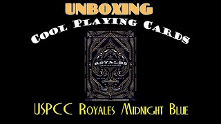 Unboxing Cool Playing Cards: USPCC Royales Midnight Blue