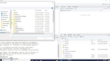 R Studio - Set working directory/Import data base