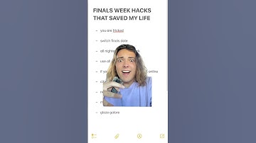 Study Hacks that Saved My Life!! #college #study #university #school