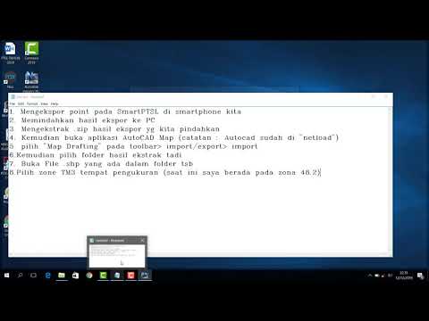 Tutorial Eksport Point dari SmartPTSL ke AutoCad