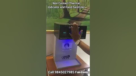 Automatic Sanitiser Dispenser-Temperature-Rs/10000