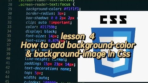 How to add background-color and background-image in CSS | lesson 4 in somali CSS