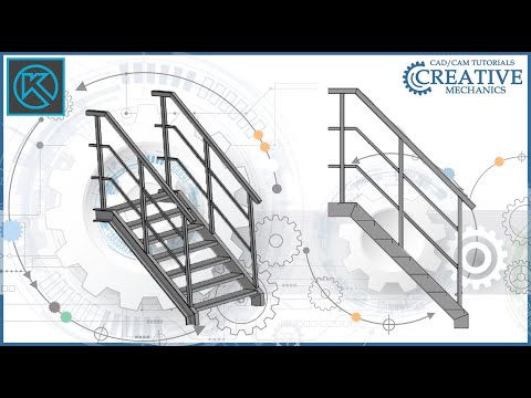 Металлоконструкции в Компас 3D. Лестница в Компас 3D