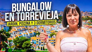 Propiedad en la Costa Blanca ✨ Bungalow en Torrevieja con jardín, terraza y piscina
