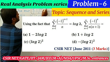 Sequence and Series tricks || Real analysis CSIR NET solutions || GATE  maths tricks