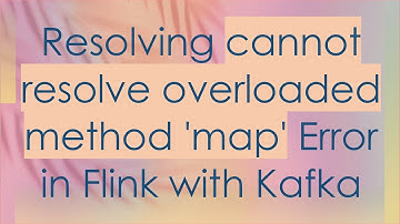 Resolving cannot resolve overloaded method 