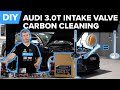 Carbon Cleaning - How To Scrape and Walnut Blast your Intake Valves Audi 3.0T B8 S4/S5, A6-8,Q5,SQ5